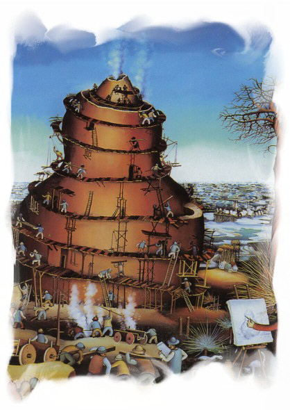 Drautaler bauen den Turm zu Babel