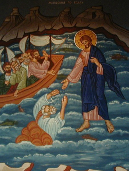 Der Gang Jesu auf dem Wasser